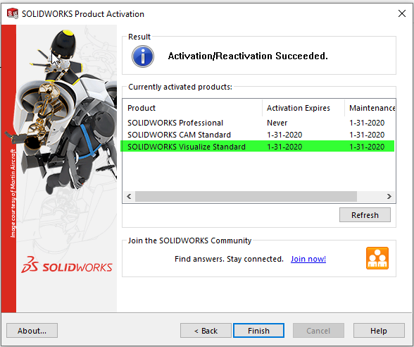 gilson_design's tweet image. So it turns out SOLIDWORKS Visualize Standard and CAM Standard expires if your maintenance subscription expires. I&apos;m over this bullshit....