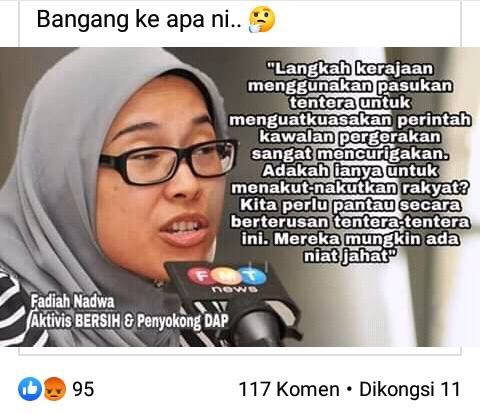 ShahwalAdli_'s tweet photo. Kami diajar supaya patuh pada Arahan kak. Perdana Menteri keluarkan arahan untuk kuatkuasakan PKP. Akak kena faham benda tu. Dan cuba dalami balik Rukun Negara no 4. 
KEDAULATAN UNDANG UNDANG. Terima kasih. https://t.co/8AW4N8K2Rl