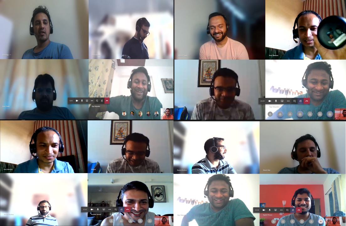 whatsthatmurf's tweet image. Whoever blamed technology as the reason for people not interacting with each other. 
Here&apos;s everyday coffee extended from office to &apos;work from home&apos; mode! ❤ 💪 
@IDeaS_TechCen  #wfh