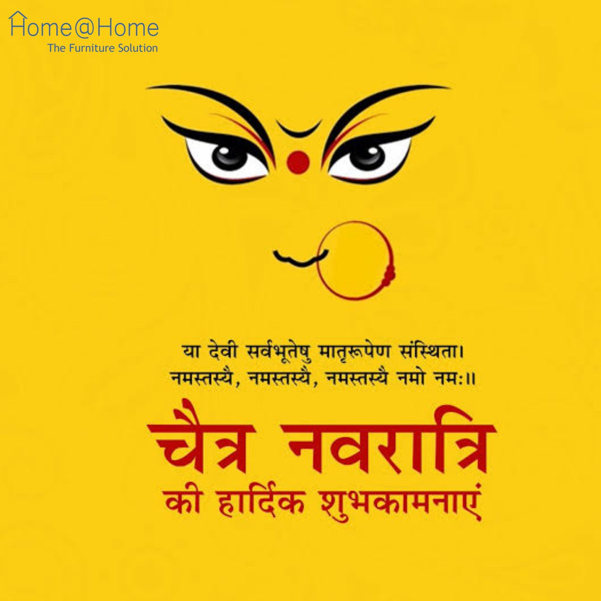 On this auspicious occasion.
Here's wishing you good health &amp; prosperity. May the coming year bring you all the happiness.
#HappyNavratri to All

#नवरात्रि #Navratri #Navratri2020 
#HappyNavratri2020 
#homeathomefurniture