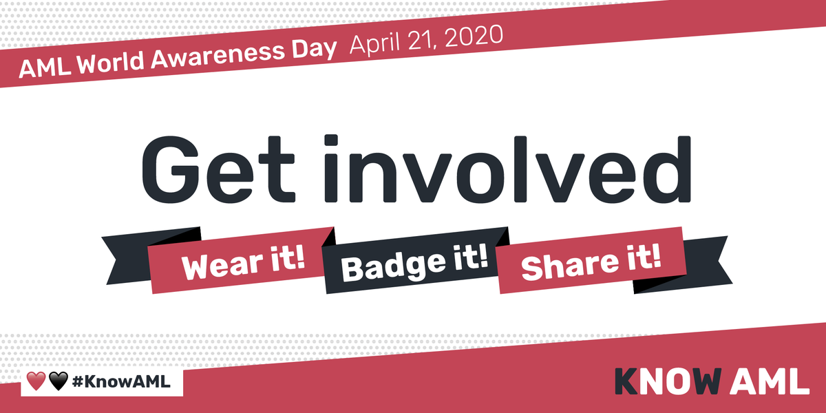 SHARING IS CARING! Our education and awareness campaign is about sharing facts and photos globally! We can inform and educate the world on #AML by sharing our experiences! Here is how you can get involved on April 21 👉 know-aml.com/en/get-involve… ❤️🖤#KnowAML #leusm #BloodCancer