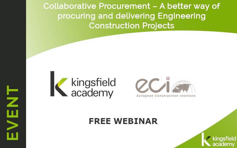 Kingsfield_UK's tweet photo. John Fotherby, in his role as Chair, European Construction Institute (ECI) is holding a FREE webinar on the subject of Collaborative Procurement.
https://t.co/f7ZzfPTwC0
#kingsfieldacademy #ECI #ECITB #engineering #construction #EPC https://t.co/HLOHR7kEzw