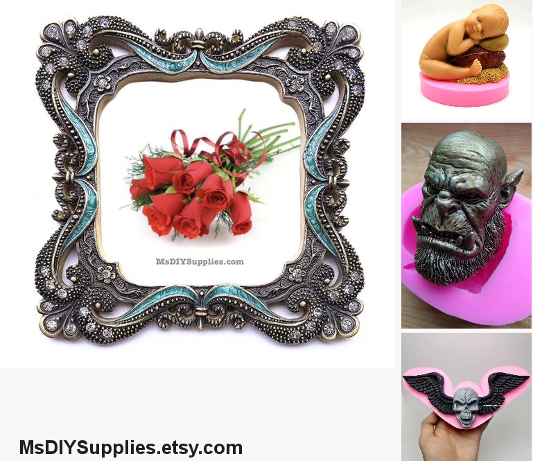 MsDIYSupply's tweet image. 3D Photo Frame Silicone mold for resin, polymer etsy.me/3bBeVtV #supplies @EtsyMktgTool #cakesmold #phoneframe #weddingframe
