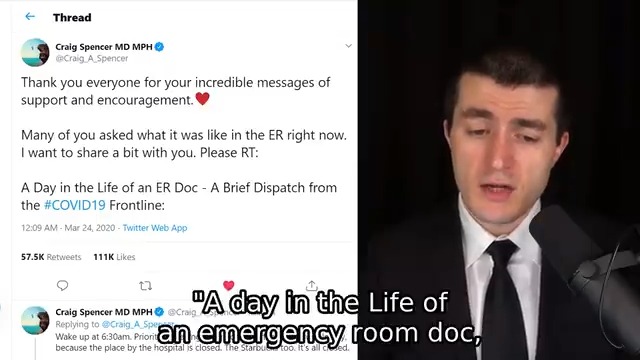 Lex Fridman on X: Thank you to healthcare & service workers supporting us  and battling the virus on the frontlines. I couldn't sleep, so recorded a  video reading a powerful thread where