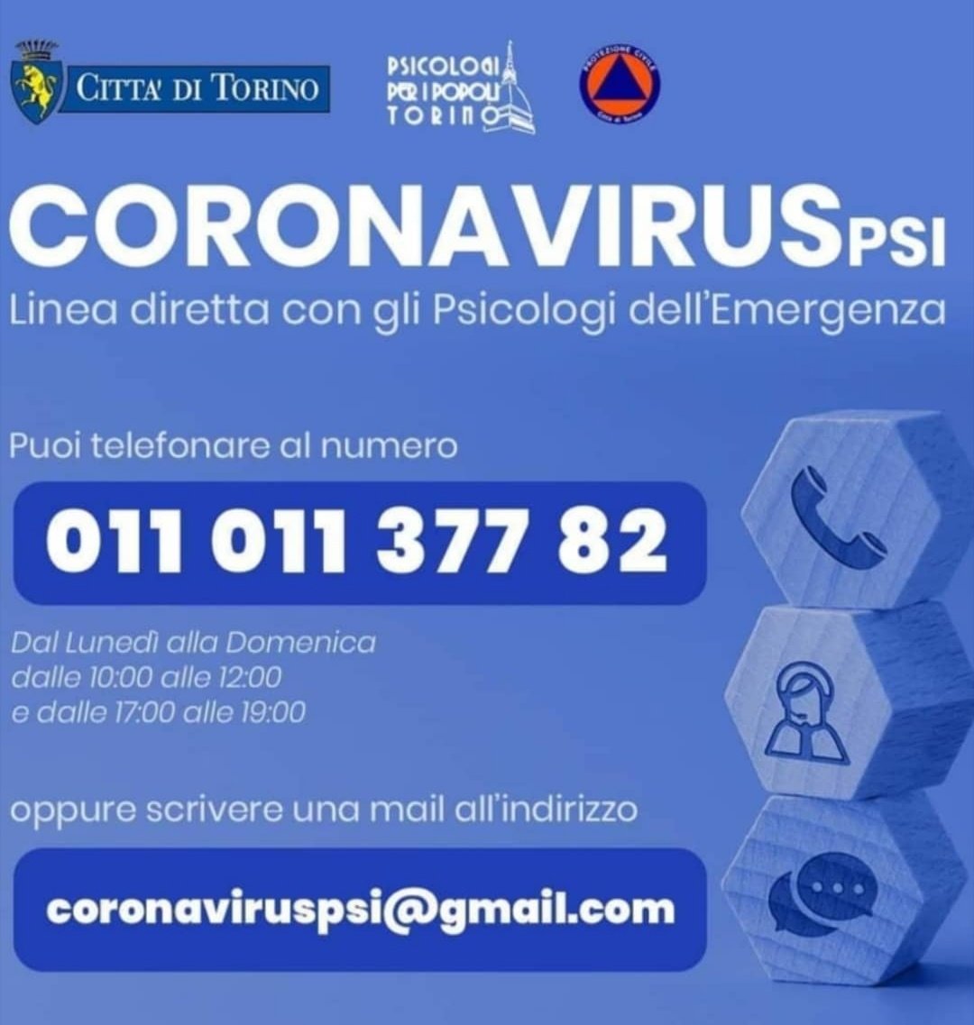 TgrRaiPiemonte's tweet photo. Raddoppia il servizio gratuito di assistenza psicologica per le persone sole e in difficoltà di Torino. Al numero 01101137782 attivo dalla scorsa settimana si aggiunge da oggi il numero 01101137740. @TgrRai #ioseguotgr https://t.co/ScI1j1BTN9