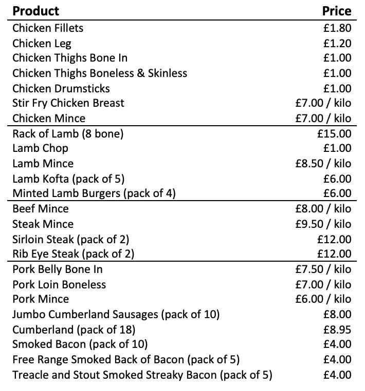 Porterfords's tweet image. Daily update on our delivery service. We are taking orders for Friday so get your orders in today to receive them by the weekend. Email porterfords@aol.co.uk or message us directly.