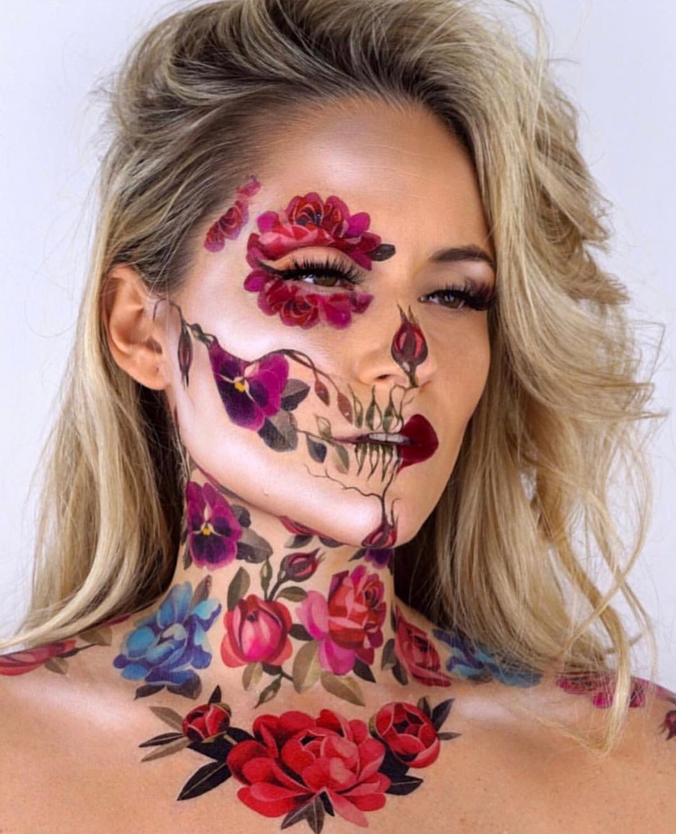 Florals for Spring. Groundbreaking. #makeup #makeupartist #florals #StayAtHomeSaveLives #lockdown