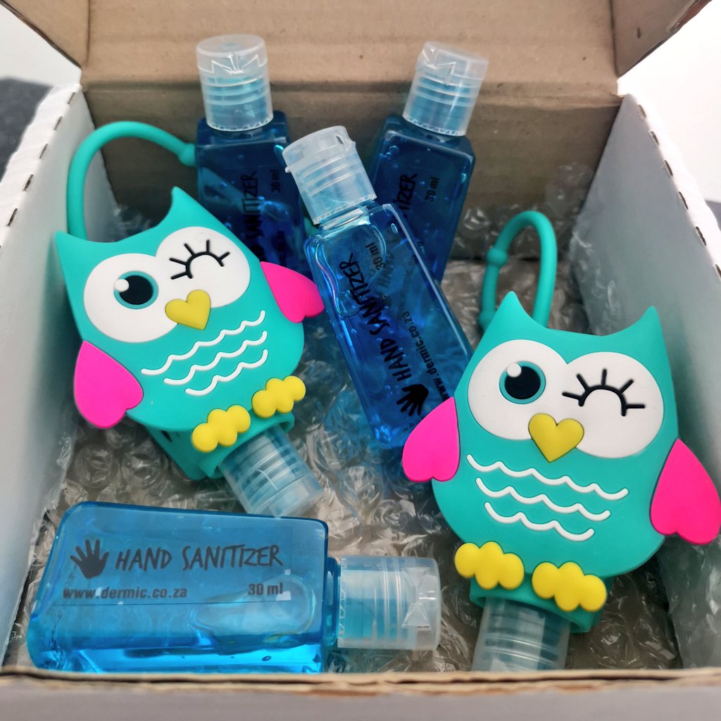 Right, we're sorted with the cutest hand sanitizer out there... #DermiC family is ready for lockdown.