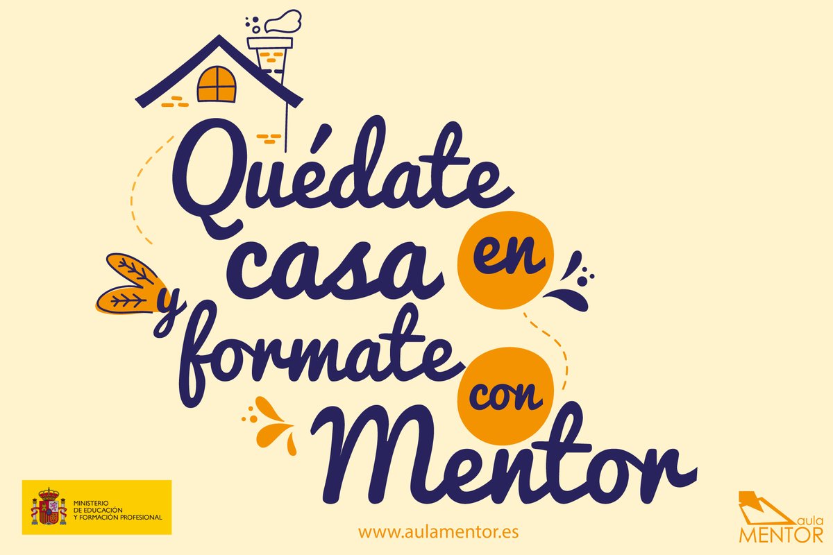 AulaMentor_sede's tweet photo. 🏘️No lo olvides, #QuedateEnCasa y aprovecha a matricularte y aprender con alguno de nuestros cursos #Mentor. #NosotrosNosQuedamosEnCasa

👉https://t.co/O0eX7WUtHl https://t.co/oJOK3YNgeZ