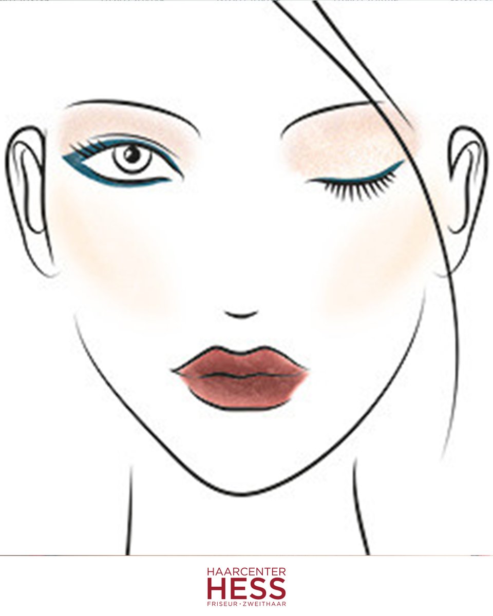 HaarcenterHess's tweet photo. Der Look "Ocean Bay" überzeugt durch einen strahlenden Teint und kühle Ocean Eyes. Die Lippen erhalten ein mattes Finish, während die oberen Wangenknochen, Augenbrauenknochen, Stirn und Nasenrücken durch einen Highlighter glamourös hervorgehoben werden. 👁🌊 
#haarcenterhess https://t.co/qA9nvLzWdC