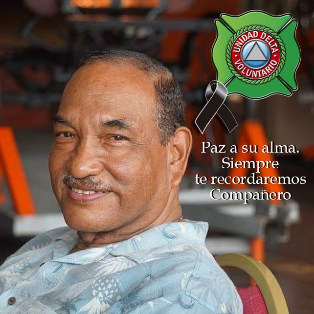 La Unidad Delta Voluntario nos encontramos de luto por la perdida del Mayor José Luis Garcia conocido como chino fue coordinador  de la unidad Delta Paz a su Alma