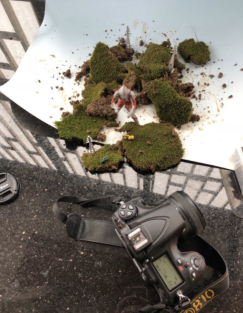 jue05693772's tweet image. The reflection of marble looks like a river.#ウルトラマン