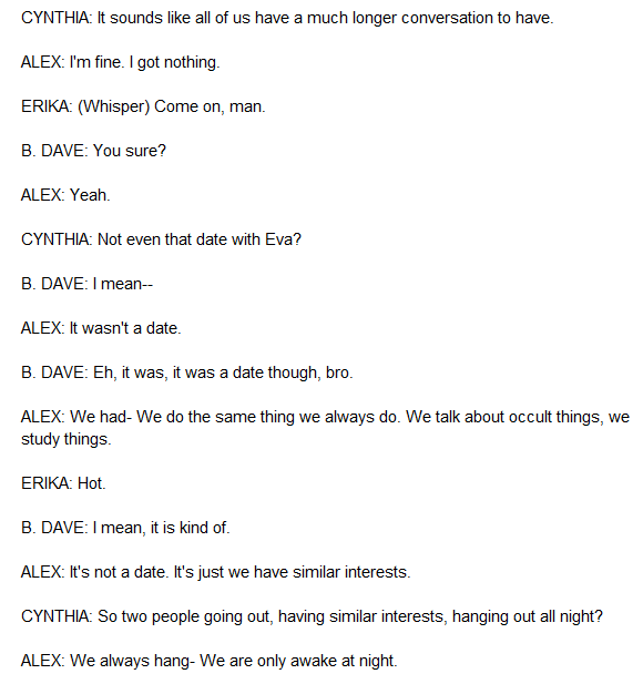 LABN_Transcript's tweet photo. RT @pekoe212: #LAbyNight S3E3 #TranscribeByNight
"We are only awake at night" Jasper, shipping defies logic
I also now have The Smashing Pumpkins' "We Only Come Out At Night" in my head thanks wait holy hell this is a Jeva ship song if I ever heard one… https://t.co/8wTy2Lt9GV