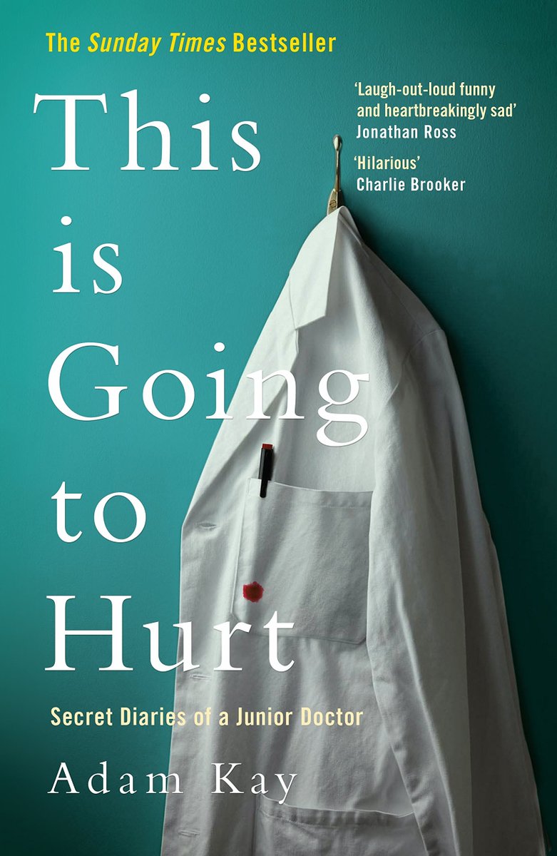 DAY 5: "This Is Going To Hurt: Secret Diaries of a Junior Doctor" by Adam Kay.An honest, hilarious, heartbreaking account of the UK health system before Covid-19 struck.While you're here, sign up for  #NHSVolunteerResponder:  http://goodsamapp.org/NHS  #lockdownlibrary