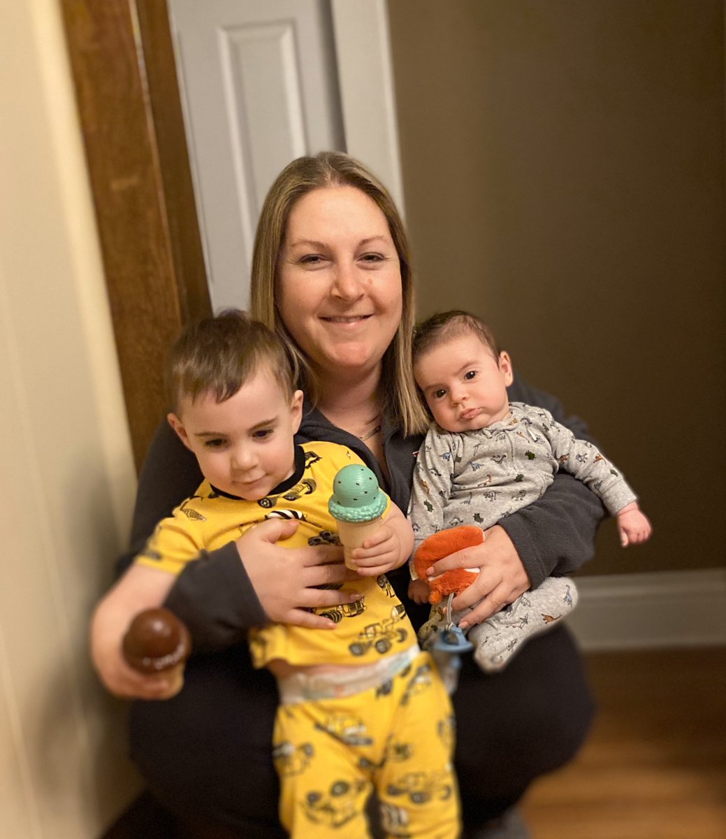 MrsCullinane's tweet image. &amp;amp; just like that my maternity leave is over and I return back to work . . . from home.  My new coworkers are a little needy and demanding but their cuteness helps them out! #WeeWork