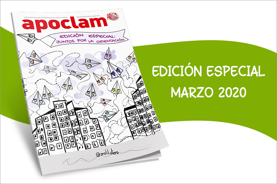 Orientadoras y orientadores educativos de toda España nos ofrecen una serie de reflexiones, ideas y herramientas que pueden sernos útiles durante estas semanas.

Descarga esta edición especial del Boletín de <a href="/APOCLAM/">APOCLAM</a> desde apoclam.info/boletin-apoclam 

#orientadesdecasa #orientachat