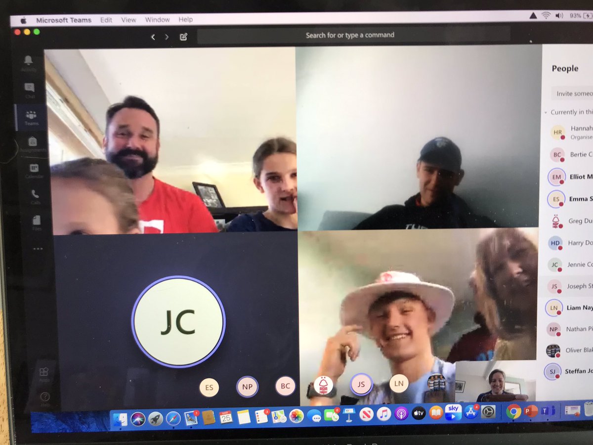When it’s your 18th birthday and you are stuck in isolation!! BTEC U6 with parents &amp; SPW virtual birthday party!! Happy 18th <a href="/ElliotMason9/">Elliot Mason</a> from all in SPW