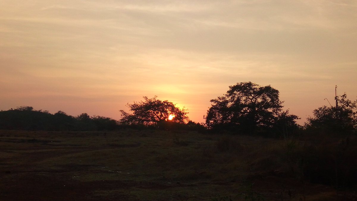 Sunset at Anjanvel (Gopalgad fort). January 2018