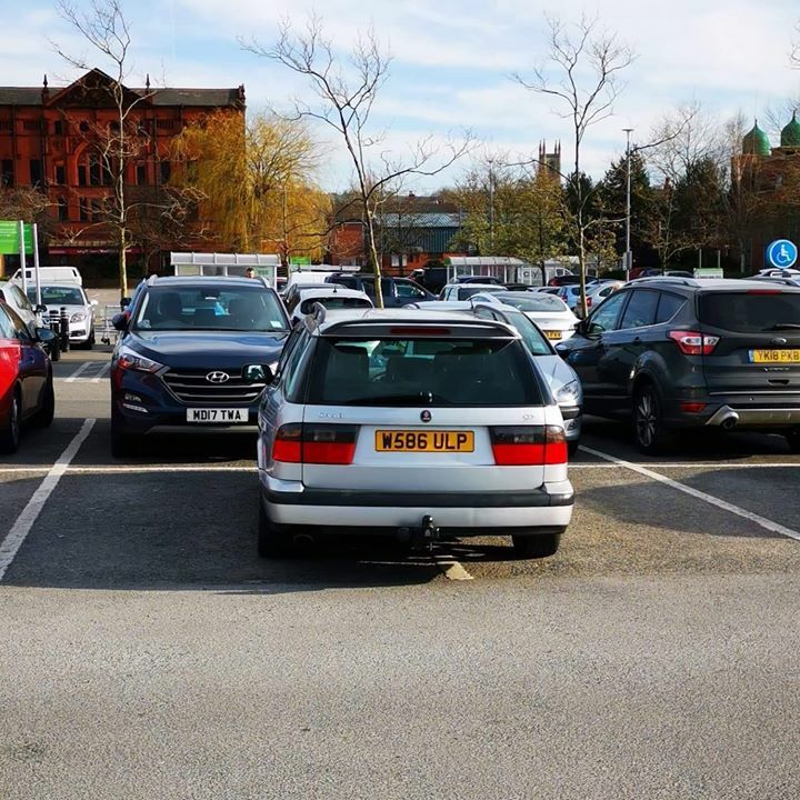 Asda carpark, Hyde, Greater Manchester.