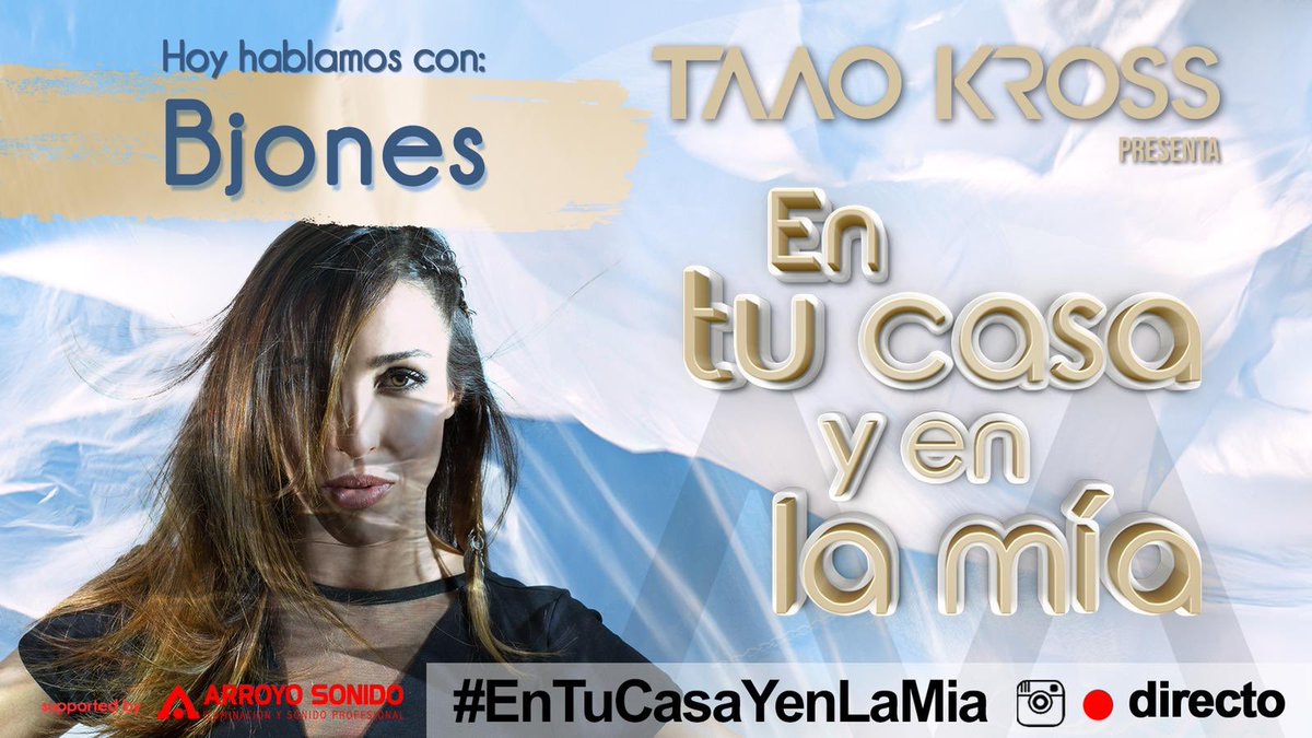 Charlamos esta tarde ? Hoy a las 18.00 nos vemos en el canal de @TaaoKross  - live streaming CHAT ... miedo me das 🙃😬

Shall we talk ? Today live chat with #taaoKross- live on Instagram - stay tuned! 🎤 😄  18.00 
#entucasayenlamia
