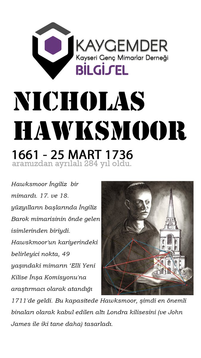 kaygemder's tweet photo. Bilgisel paylaşımlarımızda bugün:
Nicholas Hawksmoor!
#kaygemder #bilgisel #nicholashawksmoor https://t.co/Y0MEwaOuzN