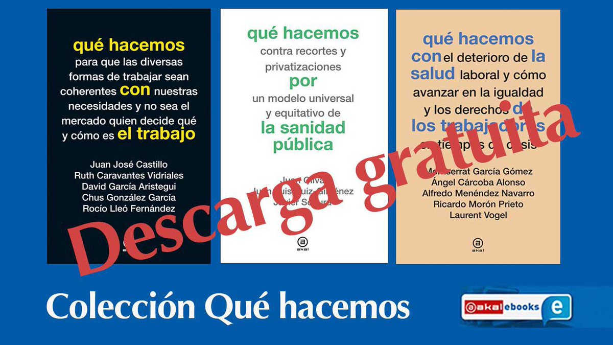 AkalEditor's tweet photo. #Ebooks
Y después de todo esto... ¿qué?
Empecemos a pensar QUÉ HACEMOS con todo lo que estamos aprendiendo...
Y para dar el primer paso, os ofrecemos algunas semillas (gratuitas y digitales) para pensar qué queremos hacer y hacia dónde queremos andar
https://t.co/016yUPz7AD https://t.co/wog25PgYNJ