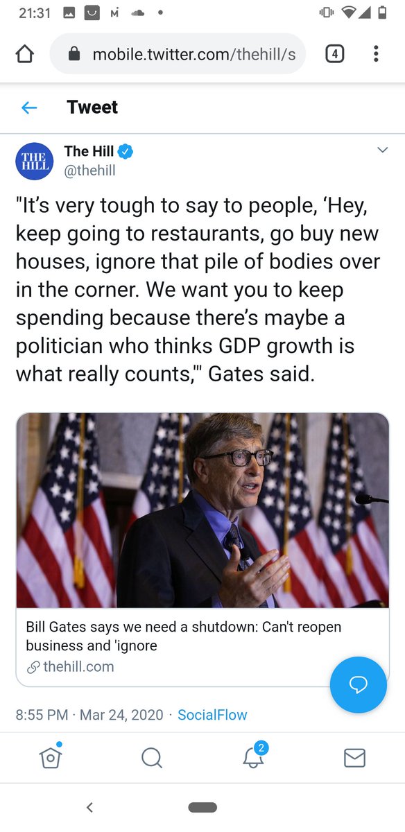 Bill Gates has no interest in economic growth . There's virtually no economic activity on Thomas Jefferson's Monticello plantation or in Auschwitz. The slaves made no wages and bought no stuff. That's Gates' dream.