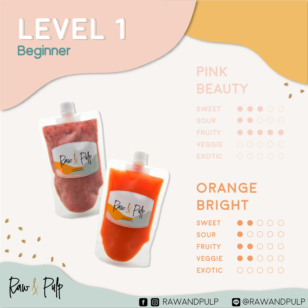 RawAndPulp's tweet photo. 💗Pink Beauty
= Raspberry, Red Apple, Chia Seeds, Honey, Yogurt

🍊Orange Bright
= Orange, Carrot, Watermelon, Papaya, Greeen Apple

🍓Red Healing
= Flaxseeds, Strawberry, Beets, Honey, Kiwi

🍍Yellow Refreshing
= Passionfruit, Pineapple, Mango, Honey, Ginger https://t.co/I3eSJiKDls