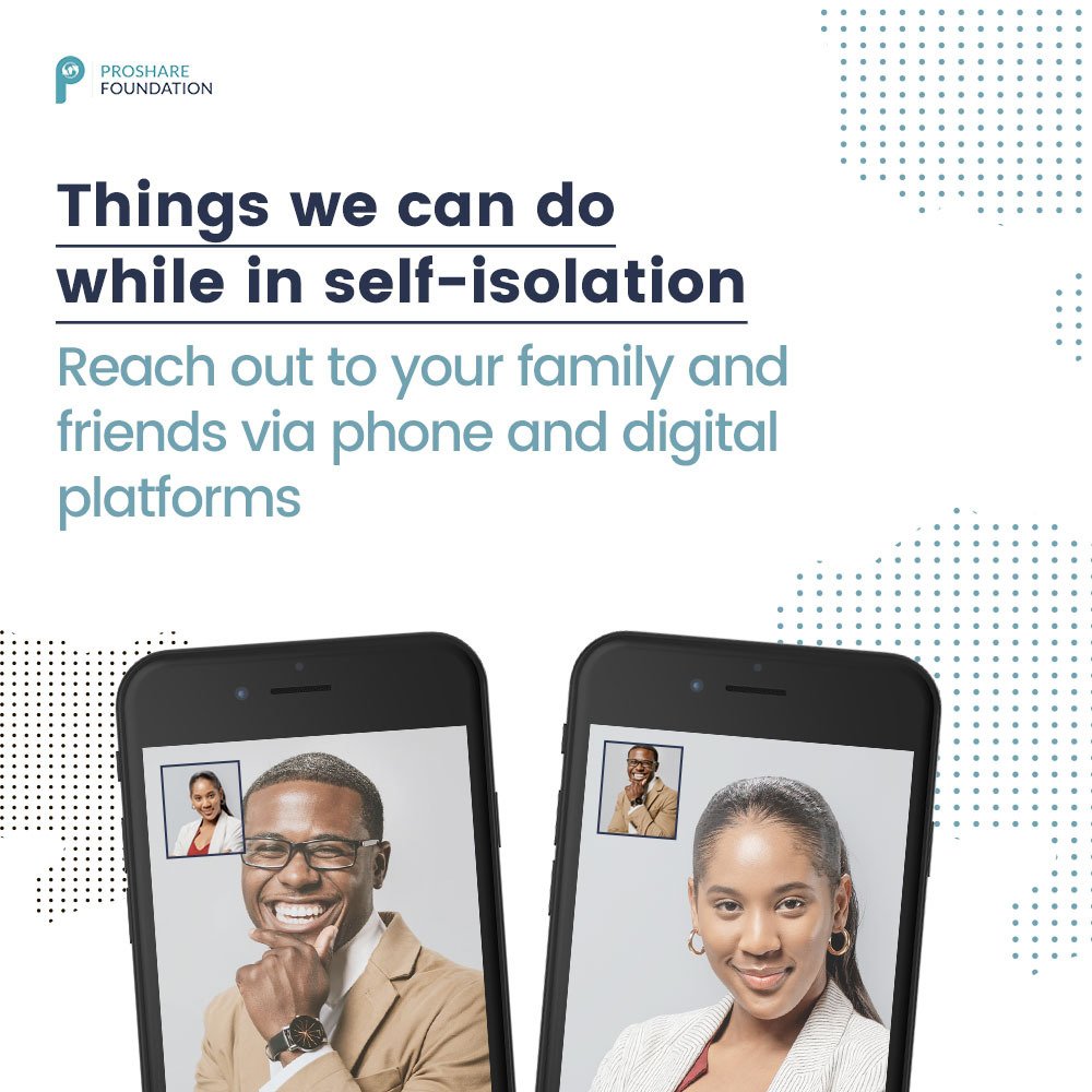 proshareFDN's tweet photo. #SelfIsolation doesn't have to mean boredom or idleness. Here are some activities to keep you busy while you #selfIisolate to #staysafe.
#StayHome
#CoronaVirusinNigeria
#CoronavirusOutbreak
#COVID19
#FlattenTheCurve
#SpreadTheMessageNotTheVirus
#TakeResponsibility https://t.co/PwBk6L8Pyd