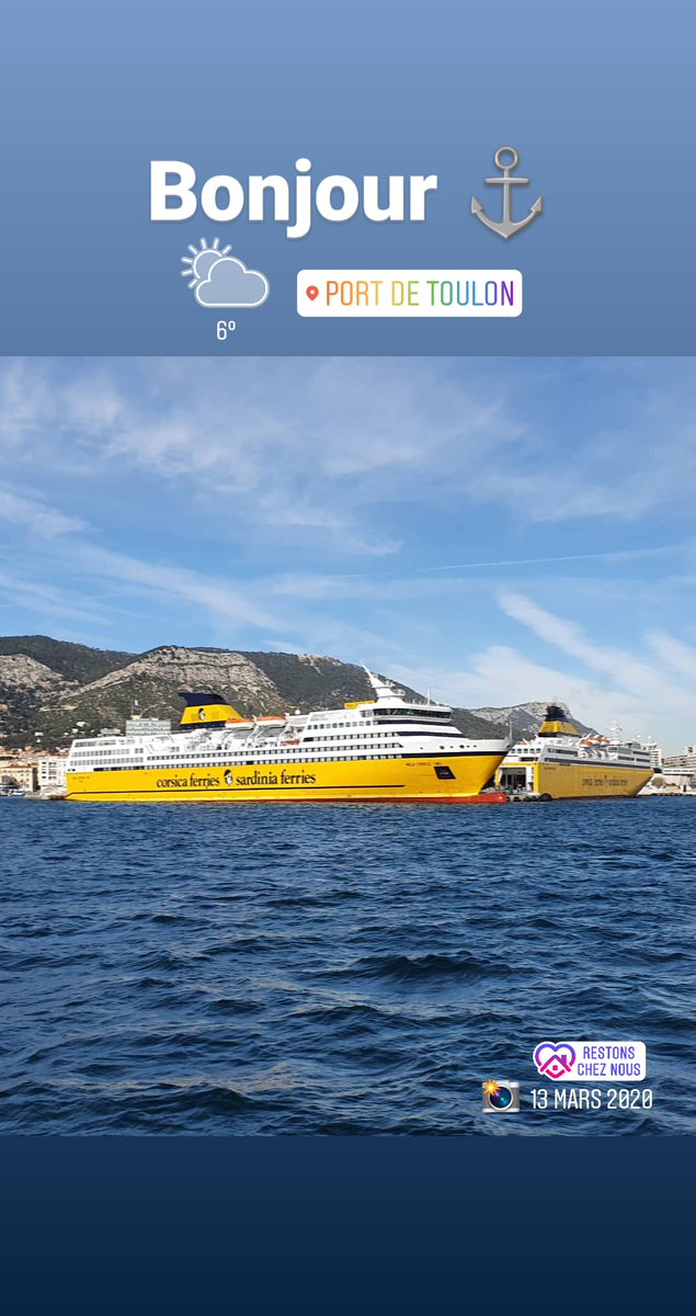 KalieDeshayes's tweet photo. Bonjour bonjour... aujourd'hui, les #MegaExpressTwo 💛 et #MegaExpressThree ⚓ @Corsicaferries 🌈
#JeResteChezMoi mais je sais 🤷🏻♀️ #oldpicture https://t.co/pCPX1bqIVA