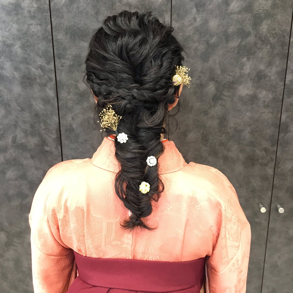 Hair Alouetteヘアアルエット Ar Twitter 先日の卒業式のお客様です おめでとうございます 卒業式ヘア 卒業式先生 編み下ろし フィッシュボーン くるりんぱ ヘアアレンジ 袴 袴ヘア 水戸美容室 茨城美容室 水戸 茨城 美容室 美容院 ヘアサロン