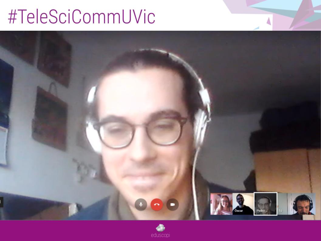 eduscopi's tweet photo. 🔛🏘 Aquests dies, el #postgrau #SciCommUVic continua #desdecasa!

Divendres passat ens vam estrenar amb la 1a sessió virtual  👩🏽‍💻👨🏻‍💻 #TeleSciCommUVic, analitzant casos d'èxit de #Podcasts amb 👨🏻‍🏫 @sferrebenedicto.

Així ho vam viure!👀👇

#JoEmQuedoACasa #COVID19 #SciComm https://t.co/rxzngkAjZ3