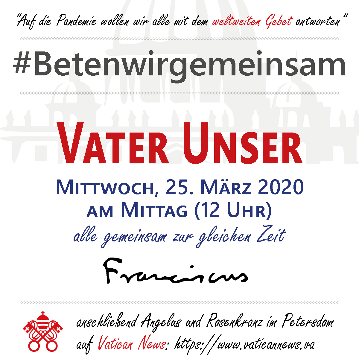#Betenwirgemeinsam