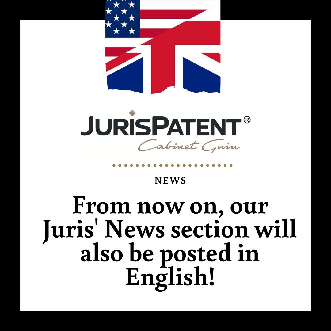 📢📢NOUVEAUTÉ SUR NOTRE PAGE ! - NEW ON OUR PAGE !🇫🇷🇬🇧

🇫🇷Notre rubrique Brève Juris' sera dorénavant également publiée en anglais !
🇬🇧From now on, our Juris' News section will also be posted in English!