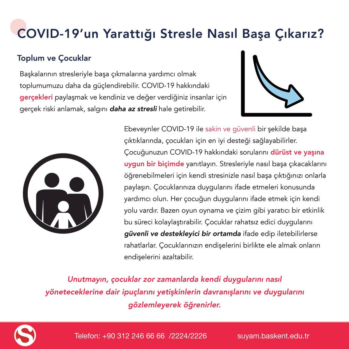 COVID-19’un yarattığı stresle başa çıkma yöntemlerini Stres Yönetimi Uygulama ve Araştırma Merkezi (SUYAM) bizler için hazırladı🍀
#başkentüniversitesi #suyam #covid19 #stres #stresyönetimi