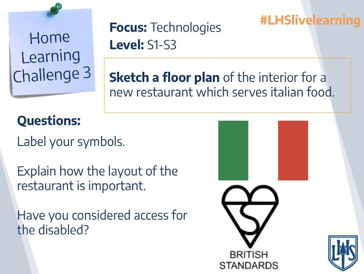 MrsElliott0's tweet photo. Daily challenge 3! All information is on Google Classroom for classes.
Go on, have a go! Complete the challenge on paper or try using @homestyler and use the hashtag #LHSlivelearning
We look forward to seeing your solutions!
@LHSTechnologies @LarbertHigh https://t.co/3M0BO9VVXC