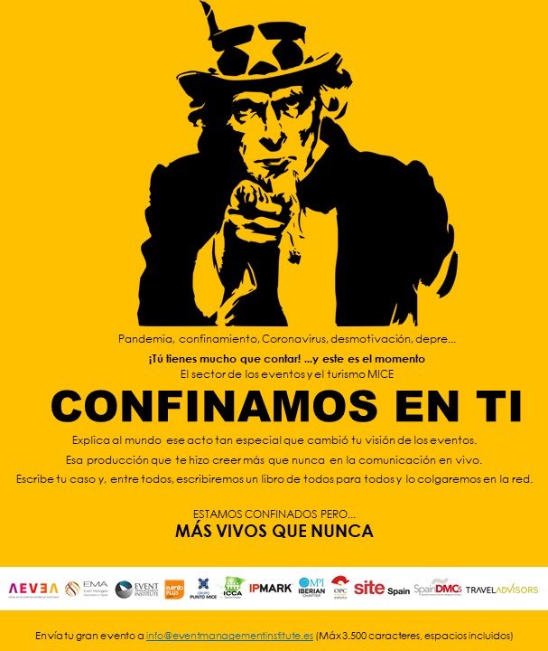 TotAccio's tweet photo. Desde Tot Acció apoyamos esta gran iniciativa del sector eventos; un libro colaborativo de casos de eventos.
.
.
#quédateencasa #Covid_19 #coronavirus #mequedoencasa #thepowerofmeeting https://t.co/zR436wmOw7