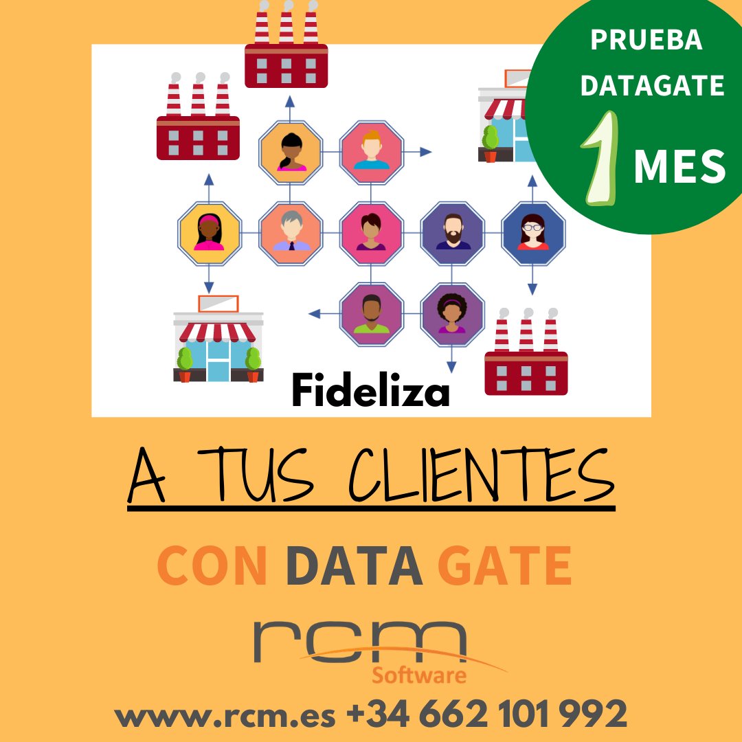 rcm_jesus's tweet photo. Fideliza y anticípate a los cambios en los gustos de los usuarios de tus productos.
Realiza campañas eficaces y eficientes. 
¿Cómo? Con Data Gate y nuestro sistema de recomendación, basado en Machine Learning

PRUEBA DATA GATE GRATIS 1 MES
Solicita información - +34 662 101 992 https://t.co/ptfarAZIhT