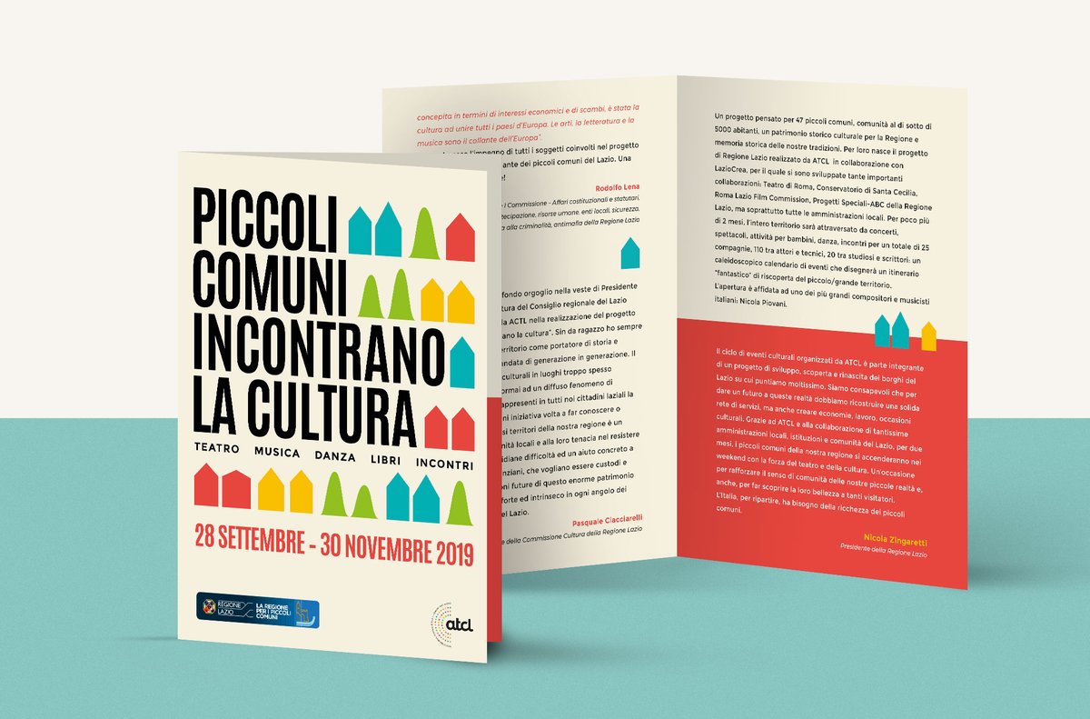 SettoreQ's tweet photo. New visual identity - piccoli comuni incontrano la cultura❤️
#brandidentity #atcllazio #settoreq https://t.co/lClUasQp9U