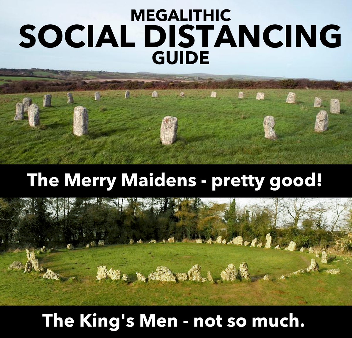 Megalithic Social Distancing Guide. #WednesdayWisdom #megalithic #SocialDistancing