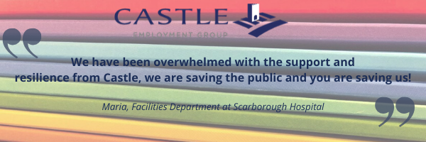 CastleHRLaw's tweet photo. Amazing to receive such lovely feedback! A HUGE thank you to all of our candidates and recruiters helping the #frontlineheroes. We are proud to be #supportingtheNHS 

#ukcoronavirus #covid19 #CoronaCrisisuk 
@cipd @WNYChamber @YNYChamber @RecruitmentBuzz https://t.co/2GWkXxbCoI
