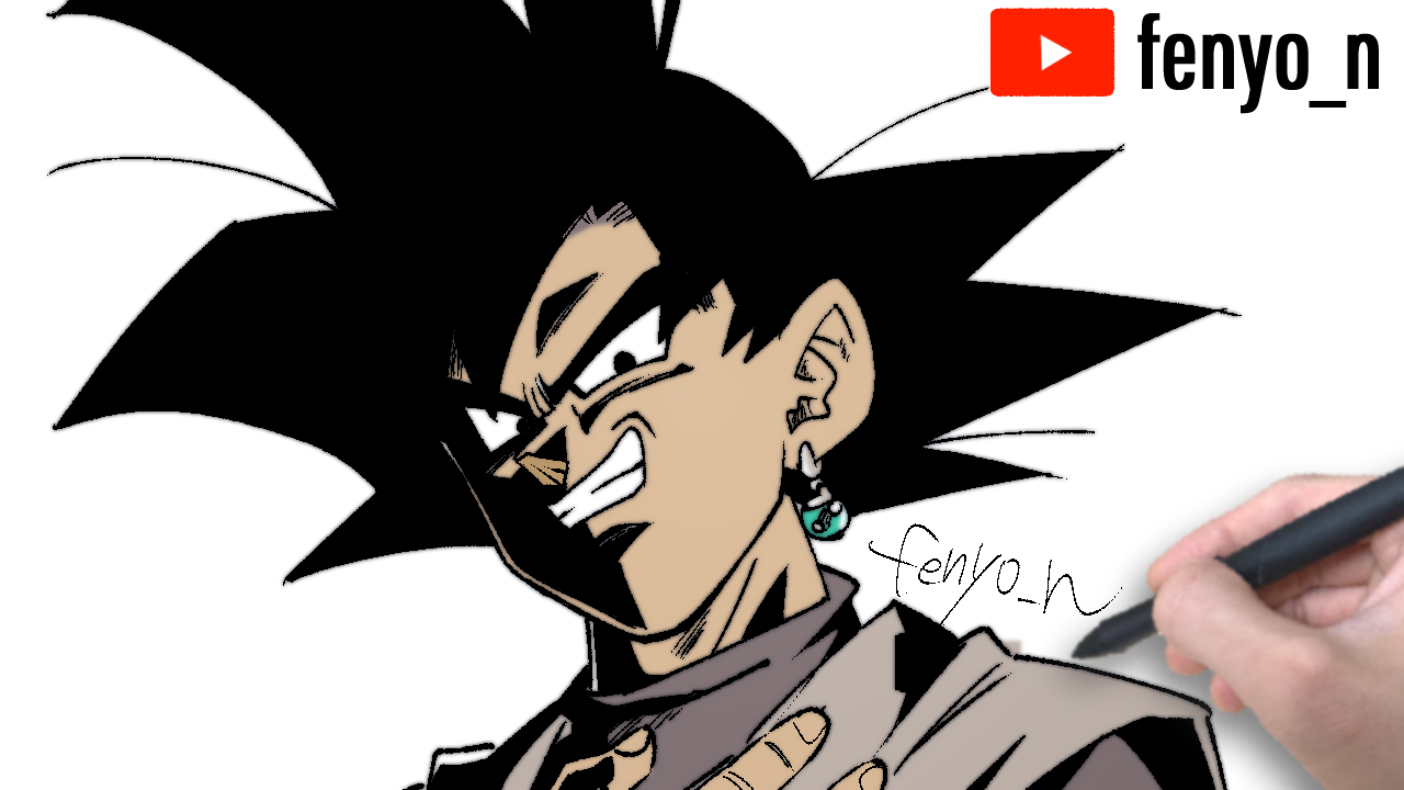 How to Draw Goku Black  Dragon Ball Super 