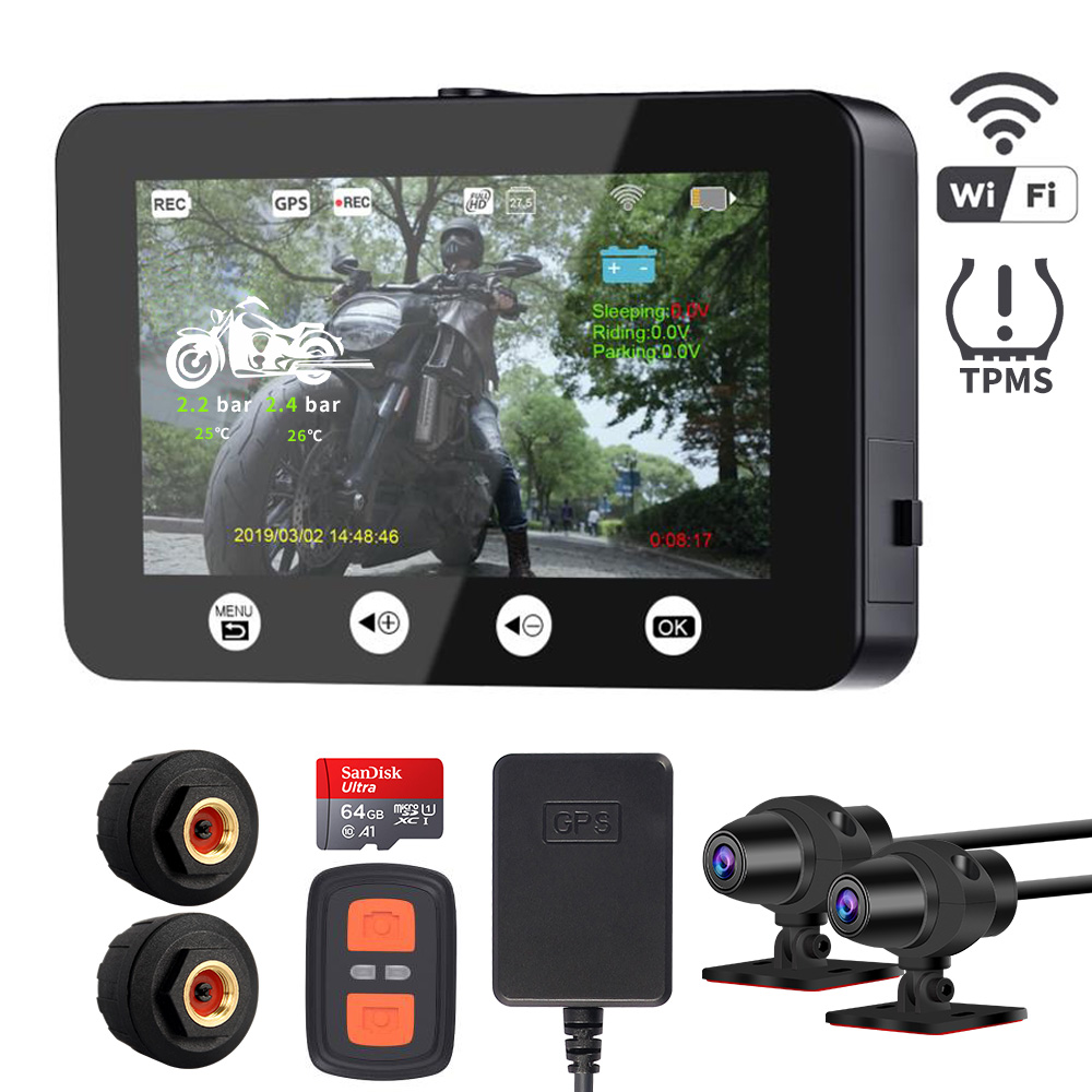 vsysto's tweet photo. VSYSTO バイク用ドラレコの基本機能
1.WiFi&専用アプリ(WiFi Camera)
2.リアカメラは正像鏡像切り替える
3.G-センサー
4.手動ロック(有線リモコン付き)
5.スクリーンセーバ
6.音声録音
7.設定記憶機能
#バイク
#P6F https://t.co/7QGG84Z1Pp