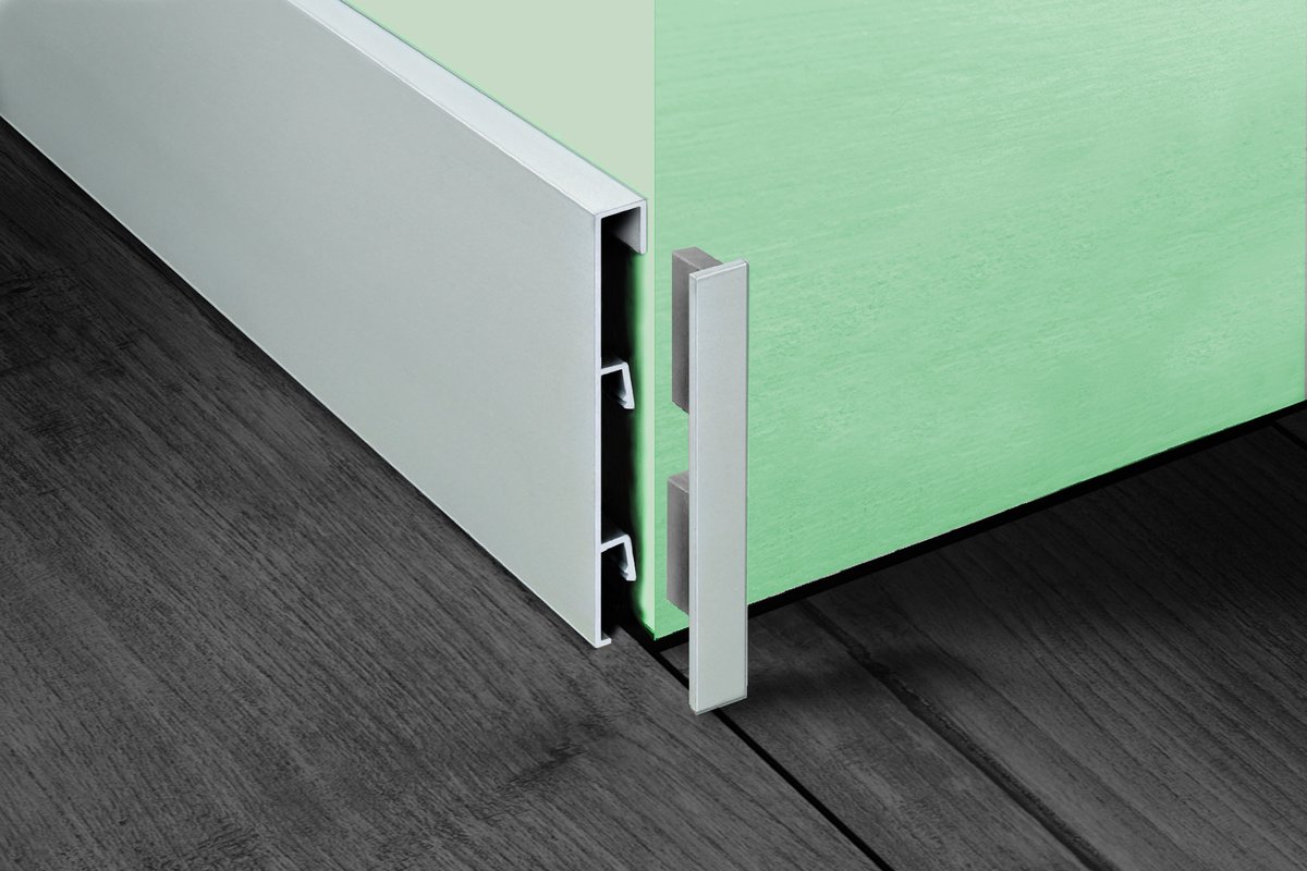 ProgressProfile's tweet photo. First spring vibes! Proskirting List 40-80 adds an elegant value even to your most colorful walls. The #finishings in anodized, polished, brushed and varnished aluminium create an harmonious effect which makes your rooms more brightening! 

#ProgressProfiles https://t.co/KWl8fGAIc6