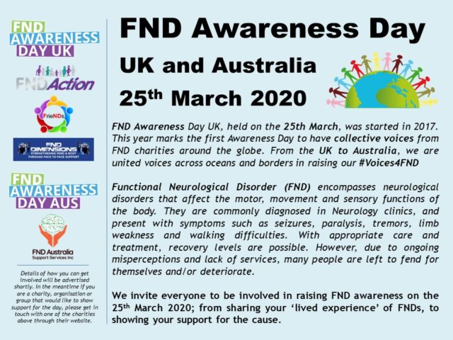 RCSLT_SW_Hub's tweet photo. Have you heard of Functional Neurological Disorder? 

#action4FND #FND @FNDAction https://t.co/aY2zRTaEtR