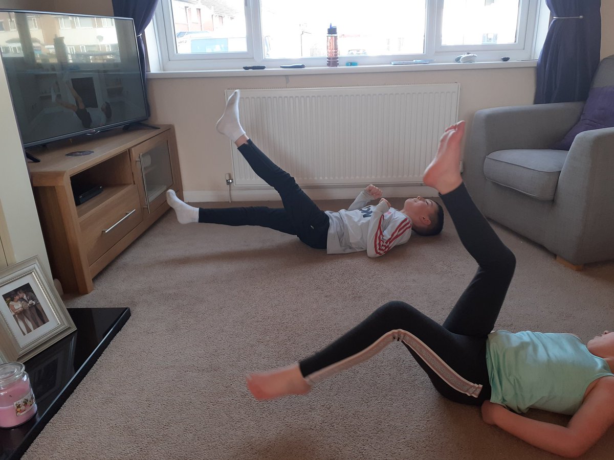 Nugglynikki's tweet photo. @thebodycoach Harry and Jorgie in carlisle loving your PE sessions https://t.co/0M0wro3bNk