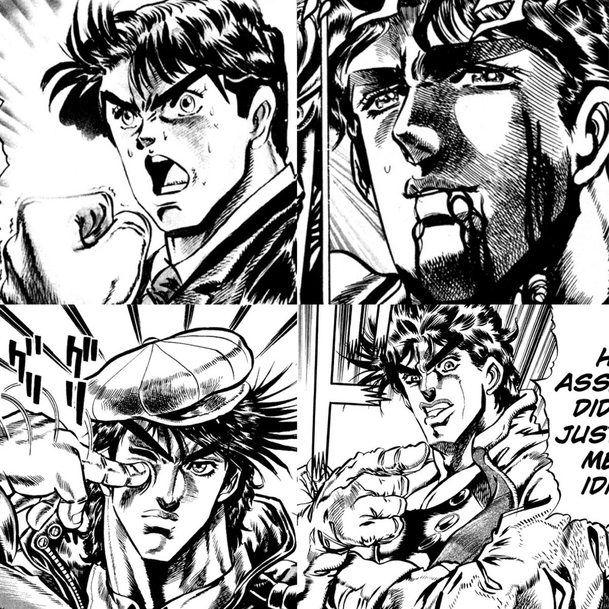 Jojo Manga Art Evolution Manga panel crops or full pages and manga