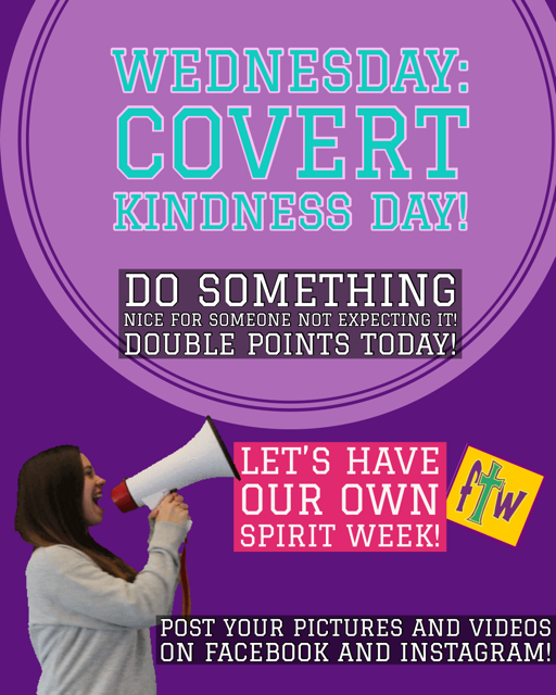 FaithWorks_kids's tweet photo. It’s Covert Kindness Day! Be sneaky &amp; kind without getting caught or credit! Post pics &amp; videos of your kids doing something kind. Today these=20 points each! We’re adding up points all week &amp; having PIZZA delivered to the winning family! Tag us to be counted! #stayconnected https://t.co/psWAJHGXmW