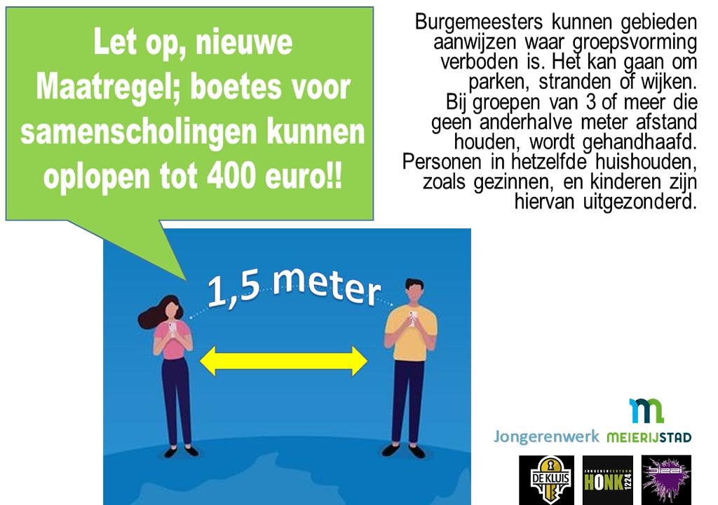 DeKluisVeghel's tweet photo. Allereerste onze welgemeende complimenten aan jullie allemaal. We zien dat jullie goed rekening houden en de extra maatregelen serieus nemen. Wij van het jongerenwerk zijn super trots op jullie!
@DeKluisVeghel @honk1224 @CJCBIZZI https://t.co/zklDajJDFY