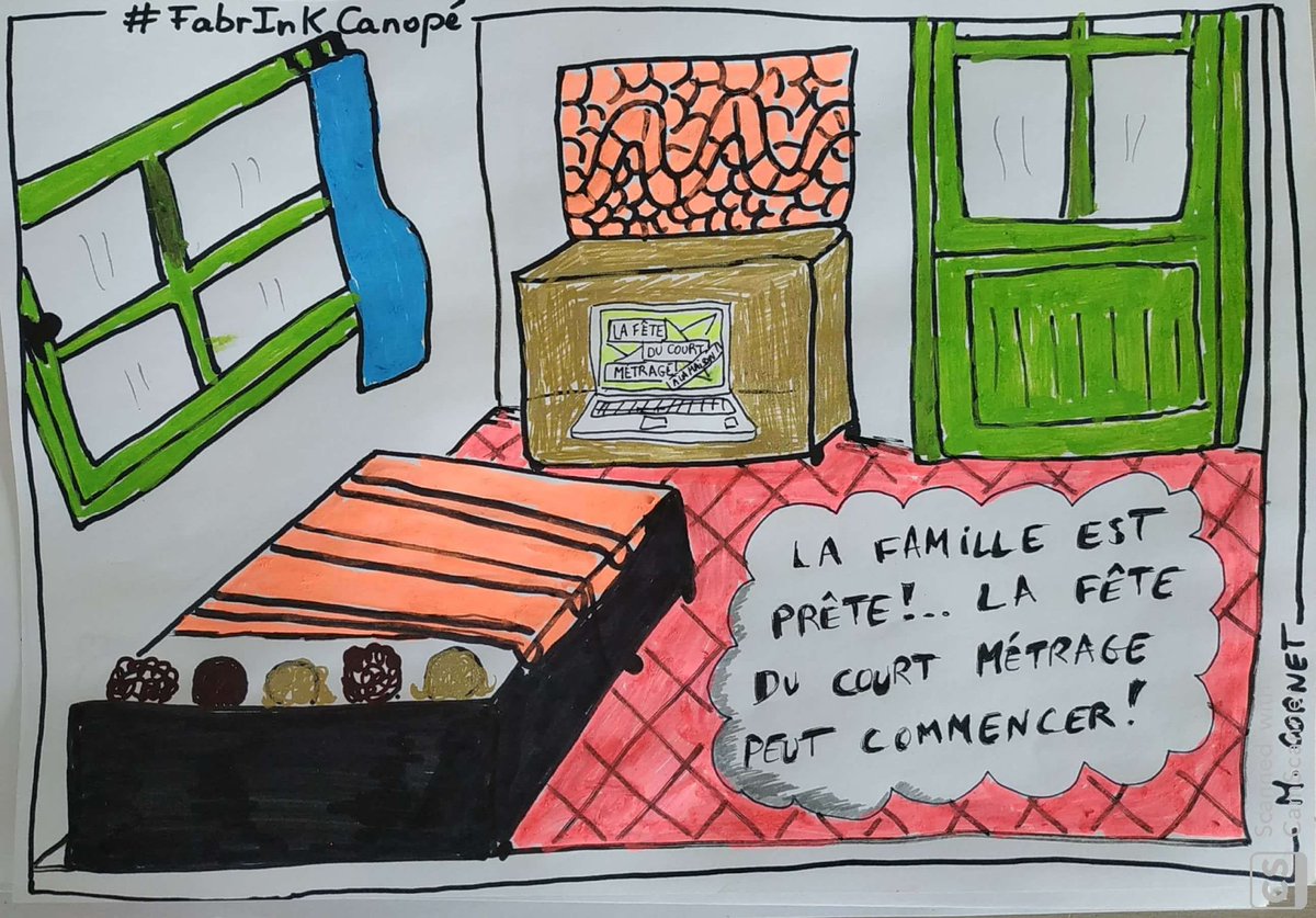 benjaminc0946's tweet photo. #jour5 #FabrInkCanope de @reseau_canope
Voici mon #Sketchnote #FDCM20 par @lafeteducourt. Défi relevé pour dessiner le #logo et compléter le dessin à la manière de #Coronamaison. https://t.co/9NMTY3pwp3 https://t.co/L6rIv03kI5